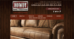 Desktop Screenshot of howdyhomefurniture.com