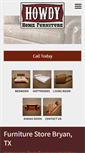 Mobile Screenshot of howdyhomefurniture.com