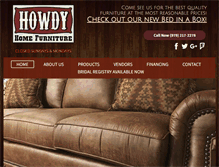 Tablet Screenshot of howdyhomefurniture.com